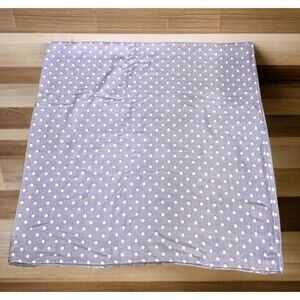 Pottery Barn PB Teen Polka Dot Dottie Acrylic Blanket Full Queen Lavender Lilac